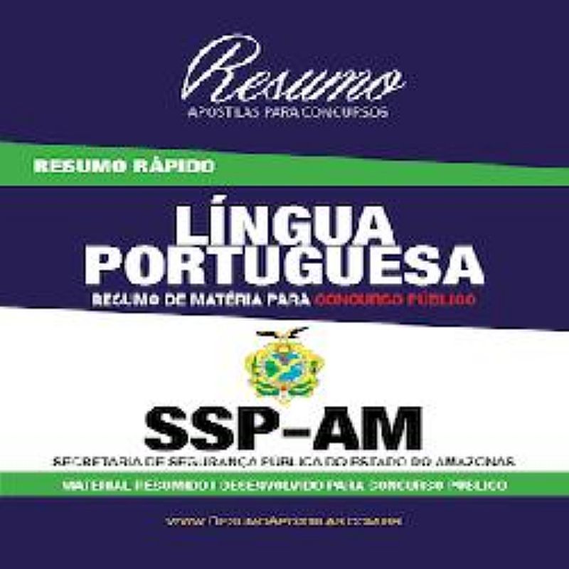 Apostila ssp-am - portugues - resumo rapido
