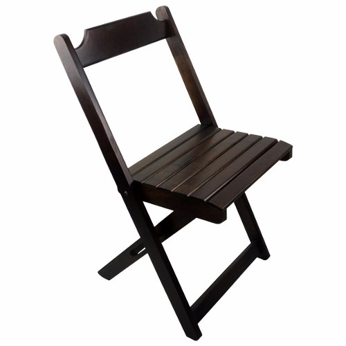 Cadeira Dobrável Cor Imbuia