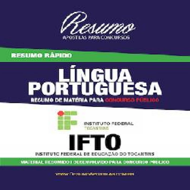Apostila ifto - portugues - resumo rapido