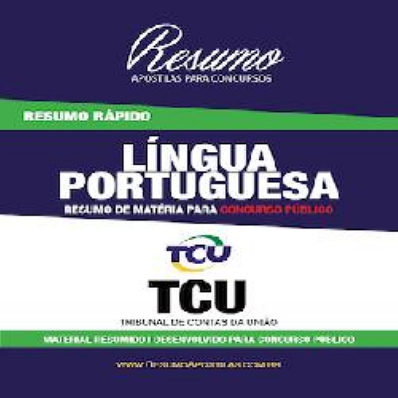 Apostila tcu - portugues - resumo rapido