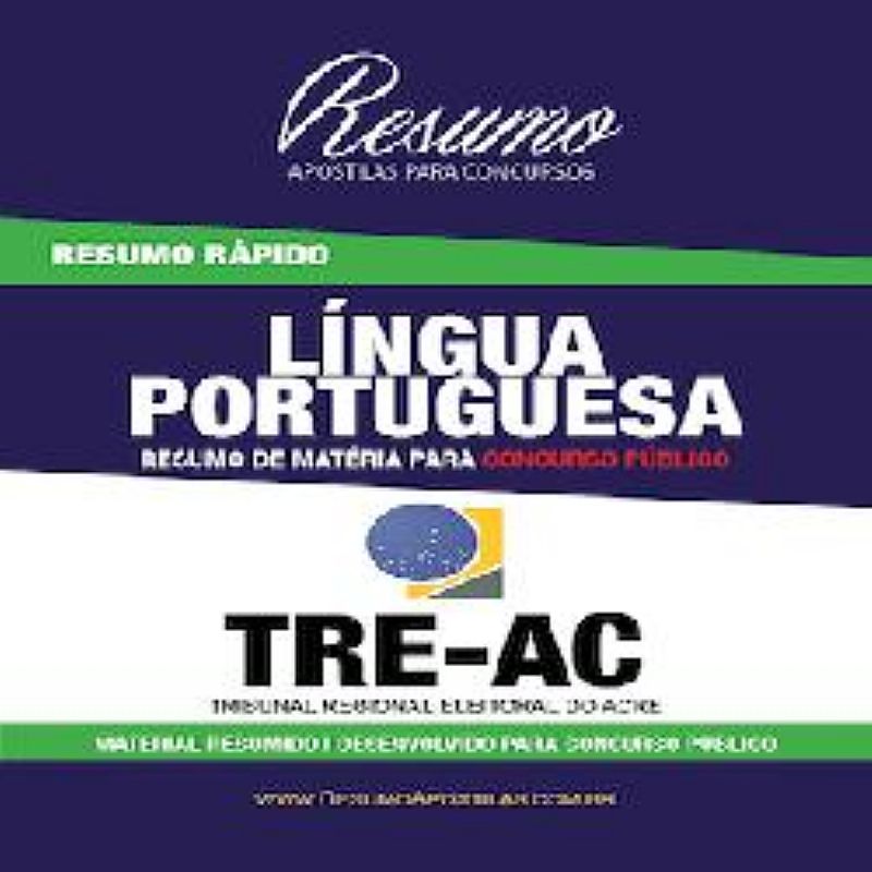 Apostila tre-ac - portugues - resumo rapido
