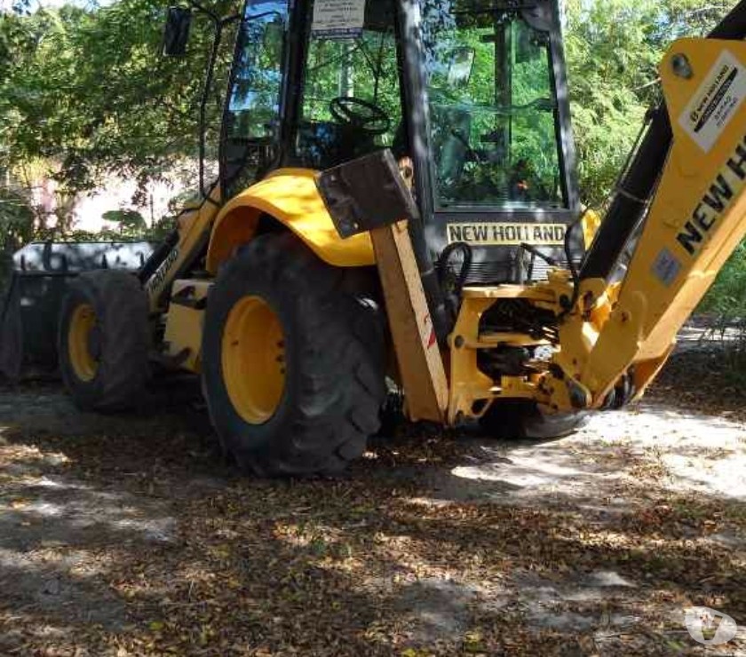 Retro escavadeira caterpillar 416 E traçada