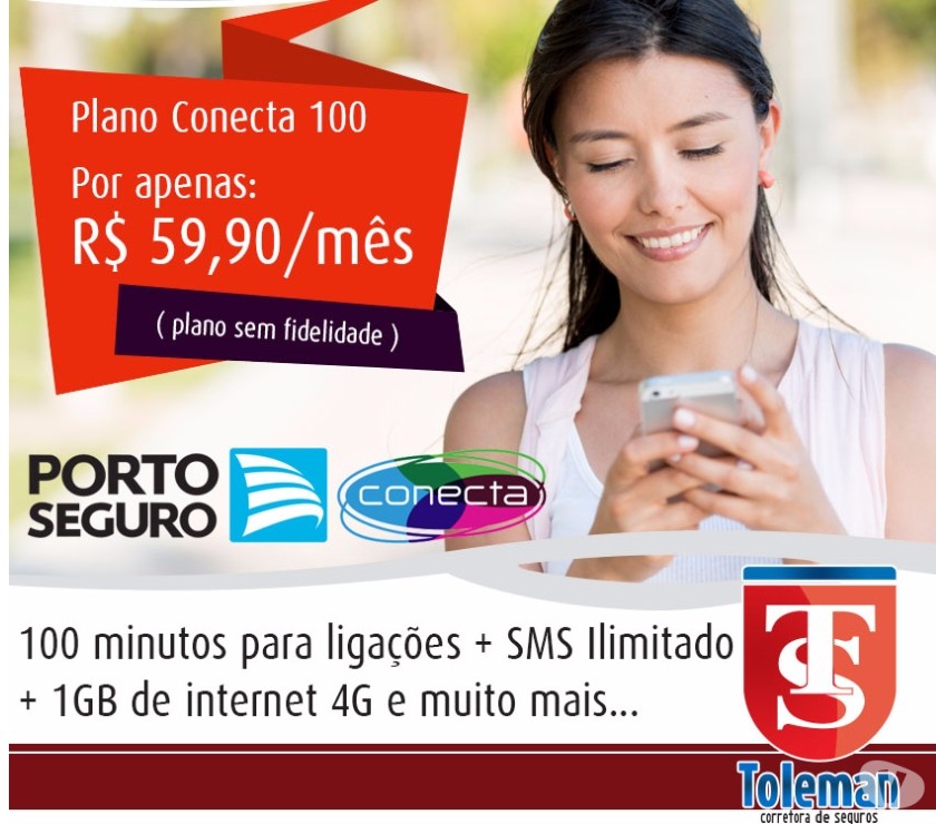 Plano de Telefonia Móvel Conecta - Porto Seguro