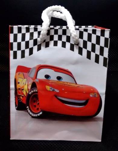 Sacola Papel C/ Alça Carros (01 Unidade)