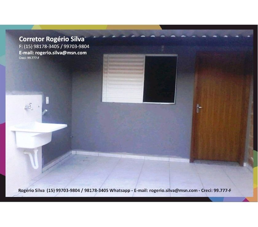 C257 - Casa 1 dorm, zona norte Sorocaba.