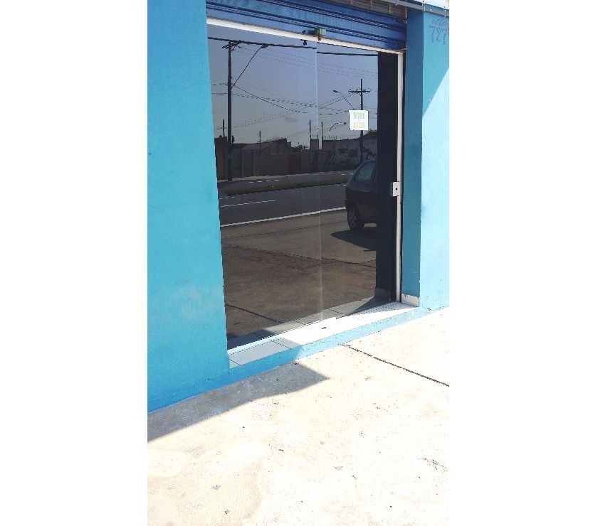 Porta de Vidros para loja ou Escritório de Correr