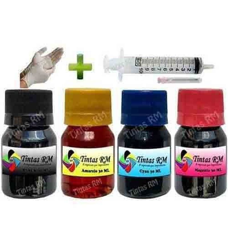 Kit tinta recarga de cartucho hp lexmark canon frete gratis