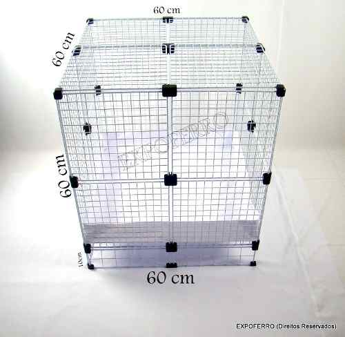 Cercado P/ Mini Coelho E Porquinho Da Índia Em Tela