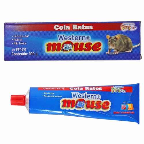 Kit 15 Cola Pega Ratos Adesiva Western 100g Pet-210