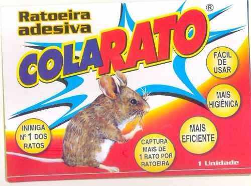 Ratoeira Adesiva Cola Visgo Pega Rato Barata Inseto 20 Unid