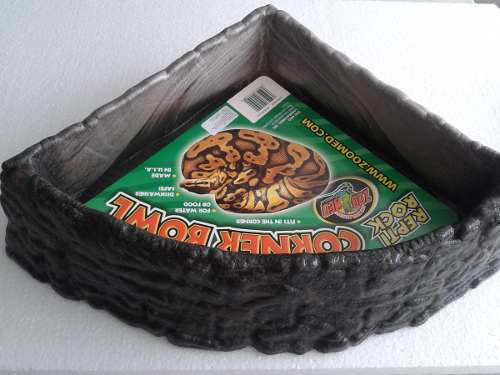 Zoomed Kb-50 Recipiente P/ Agua Ou Comida De Canto Répteis