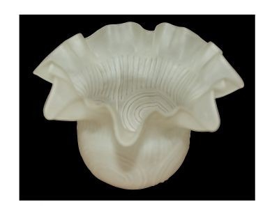 Cúpula Caracol De Vidro Fosco - Cod 