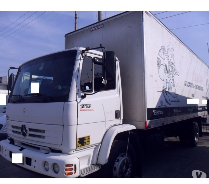 Caminhão Mb x2  Baú 8 M