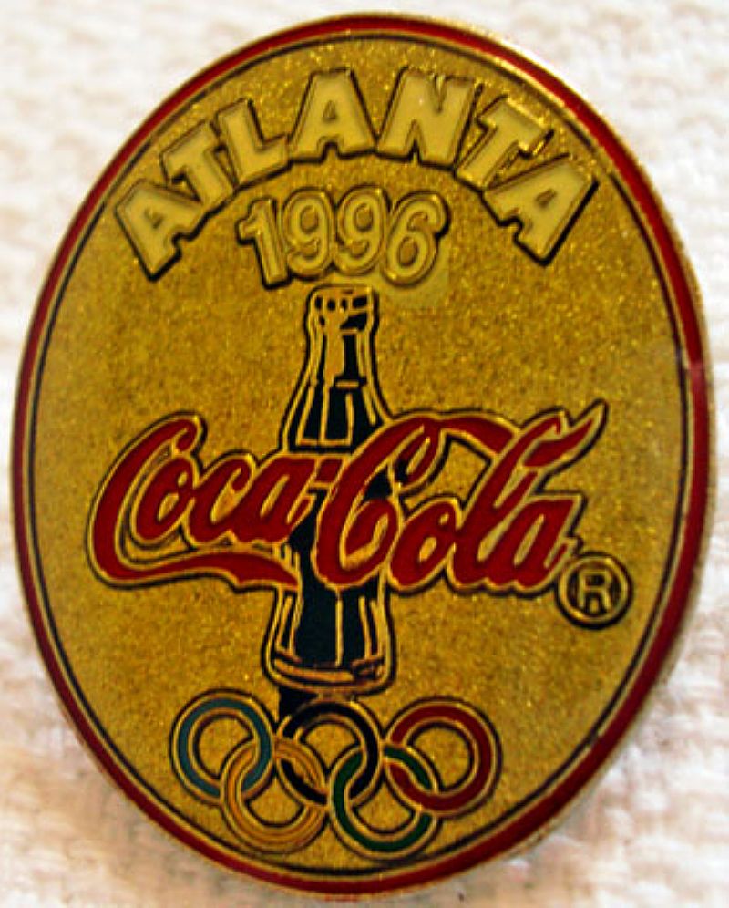 Coca cola, boton atlanta mm x 32mm), imagem