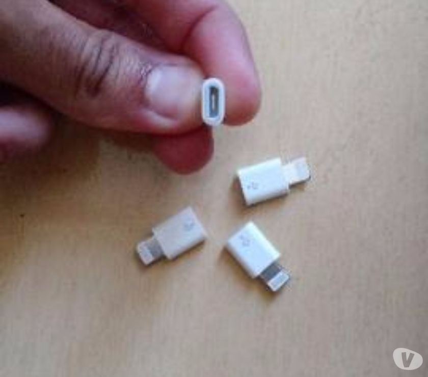 Adaptador de carga Lightning Micro USB. 8 Pinos. Para Iphone
