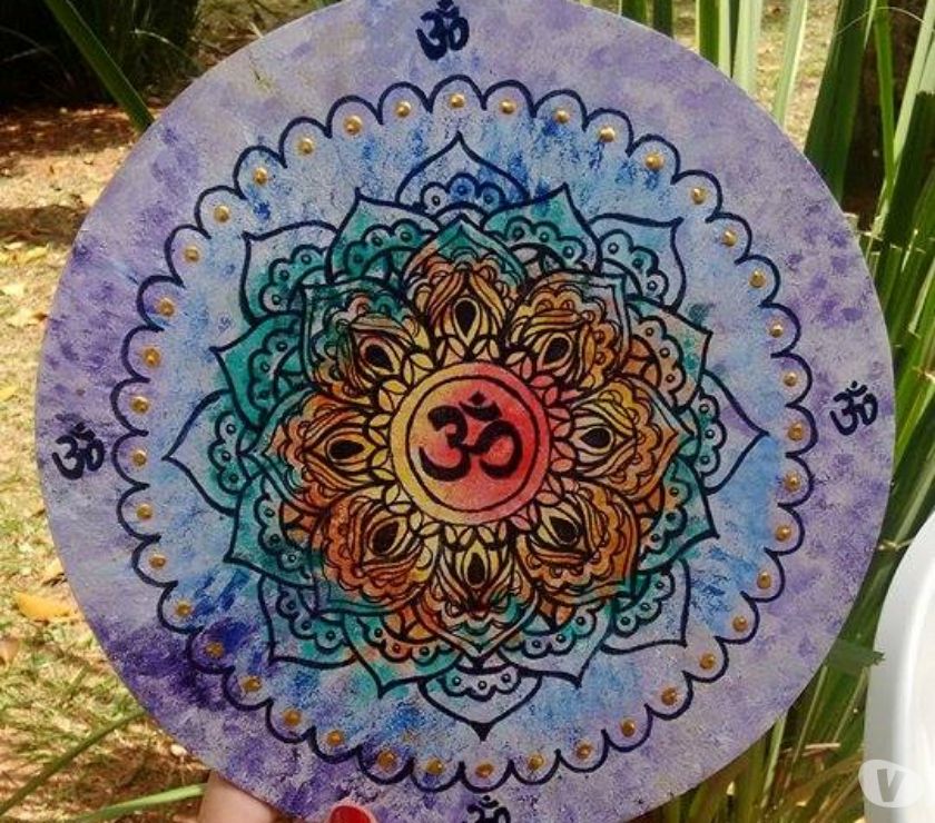 Mandala em MDF 24CM 