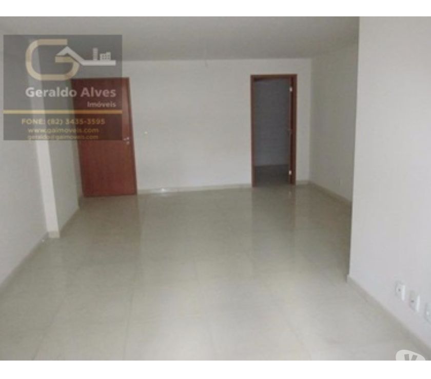 Apartamento novo de 107 m²,no Porcelanato na Ponta Verde!