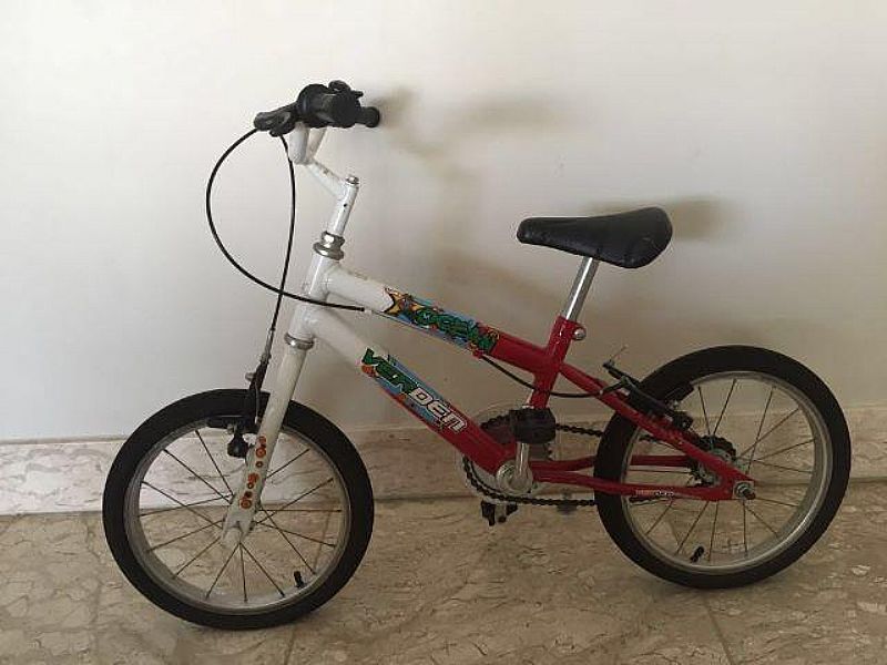 Bicicleta infantil com rodinhas para adicionar