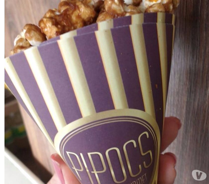 Franquia de Pipocas Gourmet com Quiosque Semi-novo.