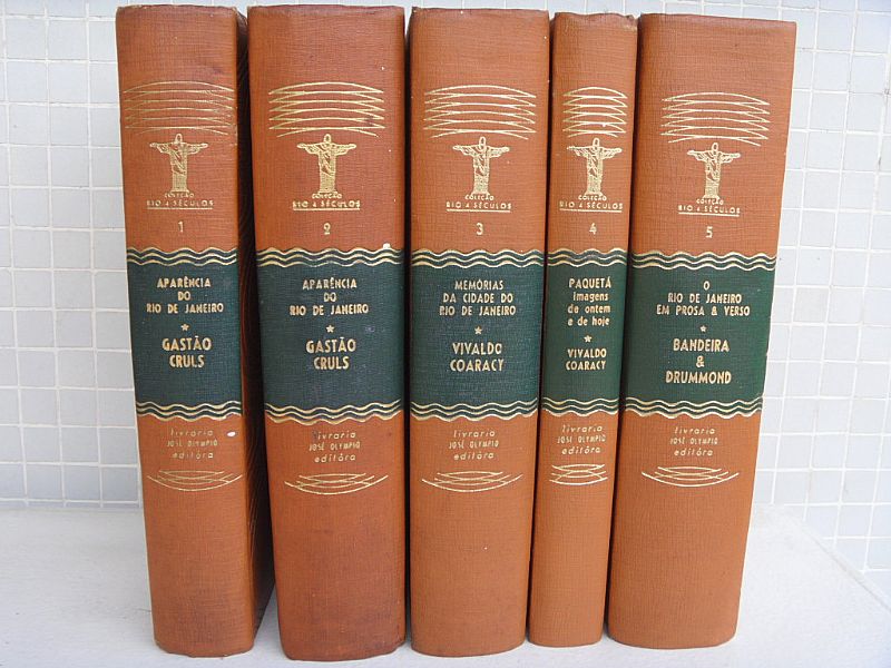 Colecao rio 4 seculos ano de  - cinco volumes
