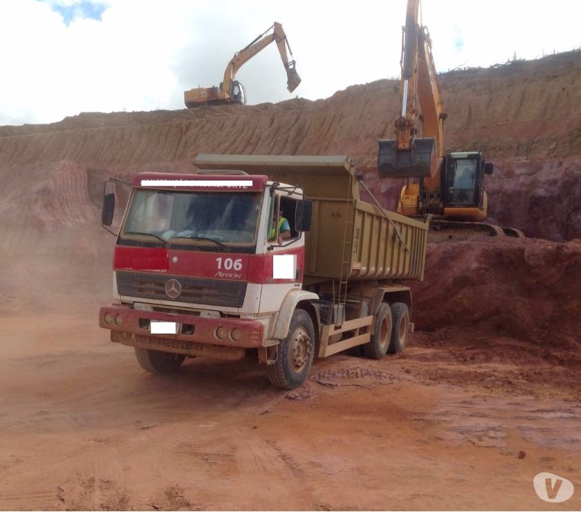 LOTE DE 6 CAMINHÕES MB  CAÇAMBADO