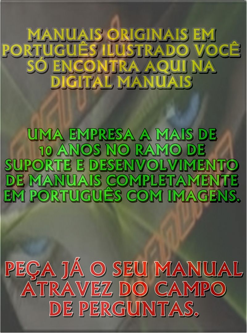 Manual em portugues com envio gratis para todo o brasil