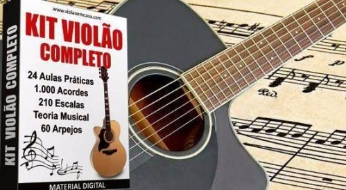 Kit Violão Completo - Aprenda a tocar violão sem sair de