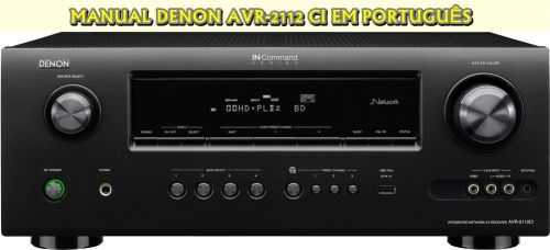 Manual Em Português Do Receiver Denon Avr-ci