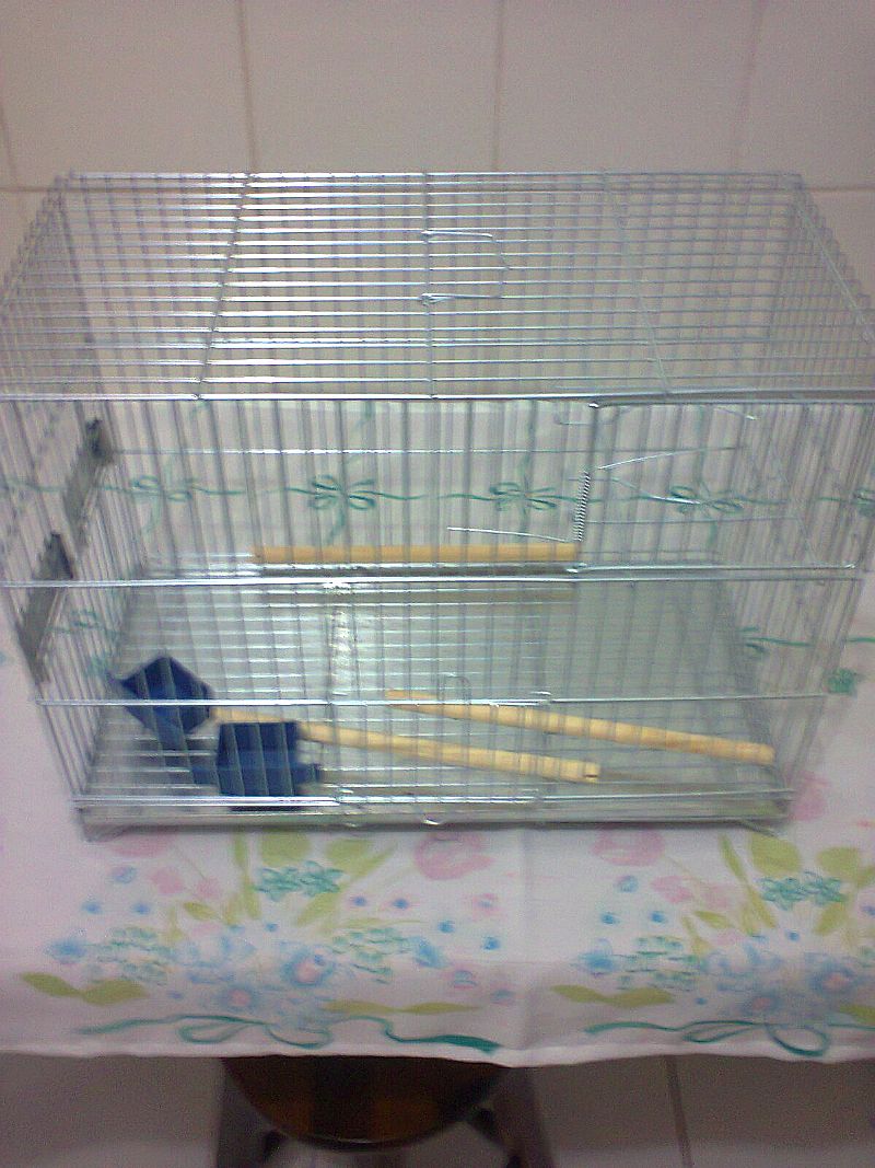 Lote de 4 gaiolas novinhas aceito troca por belga.