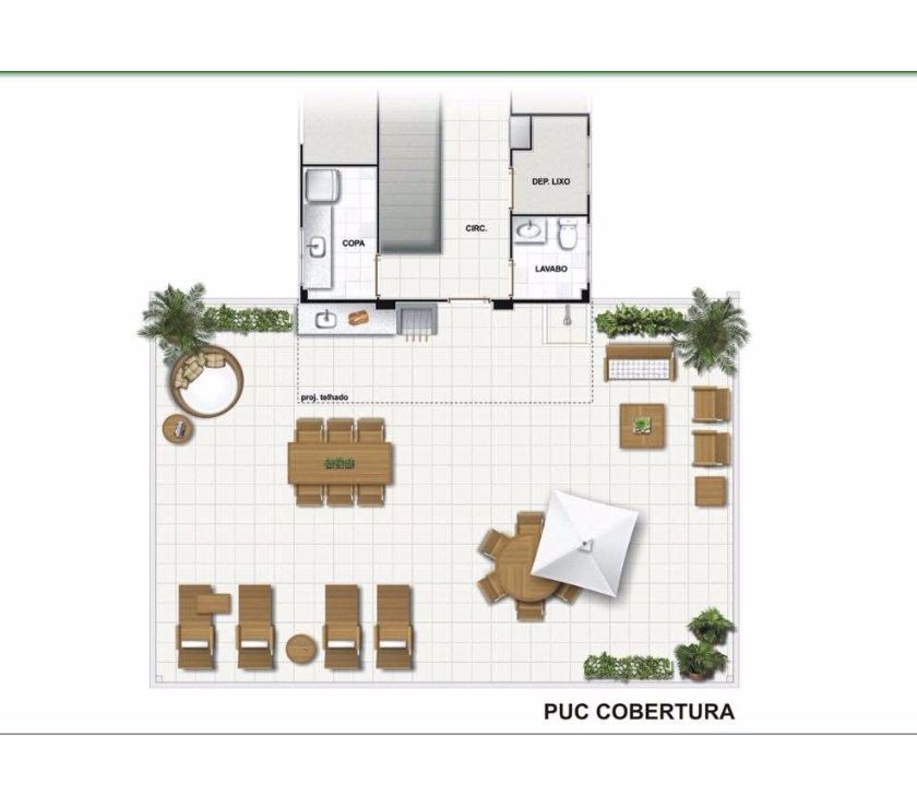 Condomínio Esmeralda - Apartameto 2 quartos