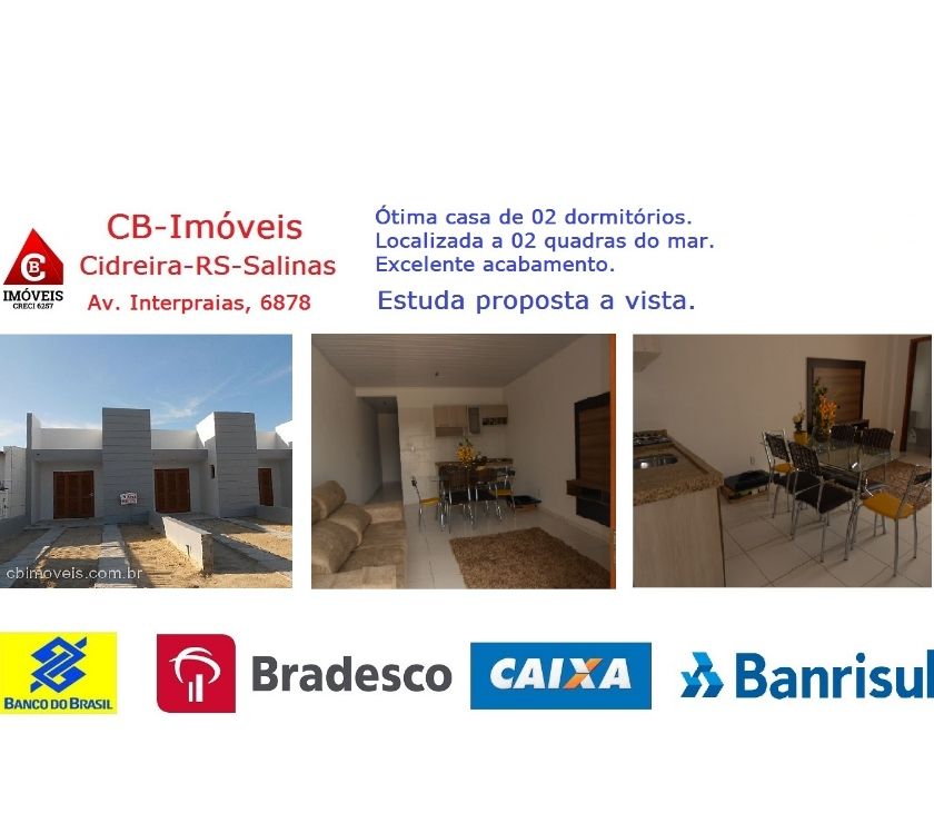 Linda Casa em ótimo local. Cidreira, bairro Salinas.