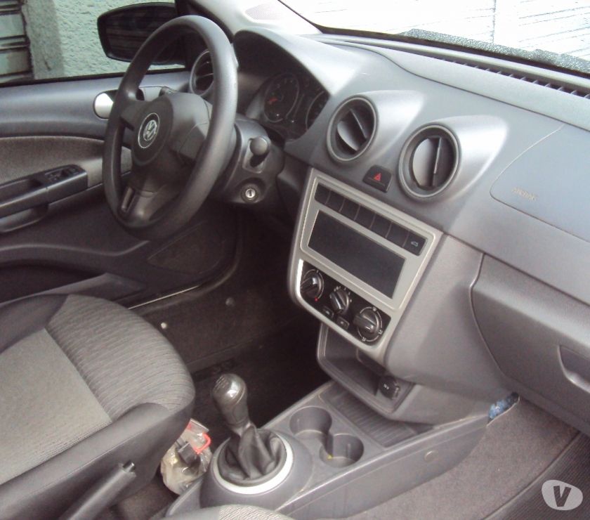 Volkswagen Gol GVI  completo abs airbag vermelho