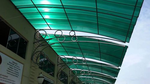 Cobertura de Policarbonato Verde