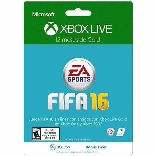 Xbox Live Gold 12 Meses 1 Mês de Ea Access