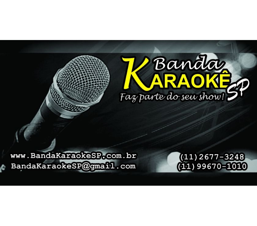 Banda Para Karaokê - Banda ao vivo para karaokê - SP e ABC