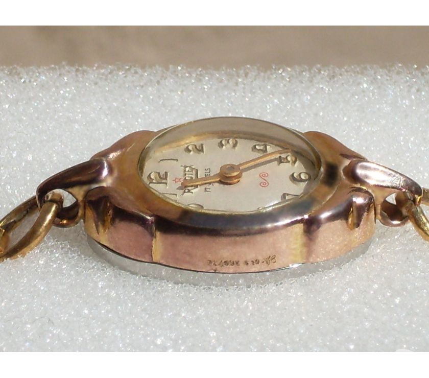 Relógio Relotex -Jóia Feminina em Plaquê de Ouro Suíço