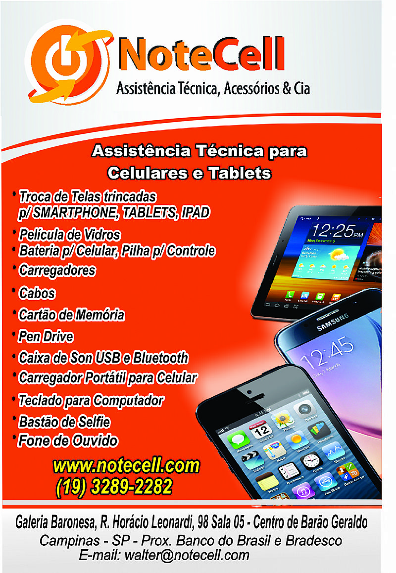 Assistencia tecnica multimarcas para celular e tablet