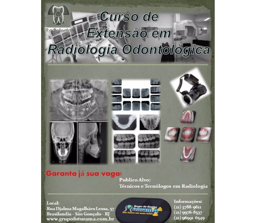 CURSO DE EXTENSÃO EM RADIOLOGIA ODONTOLÓGICA