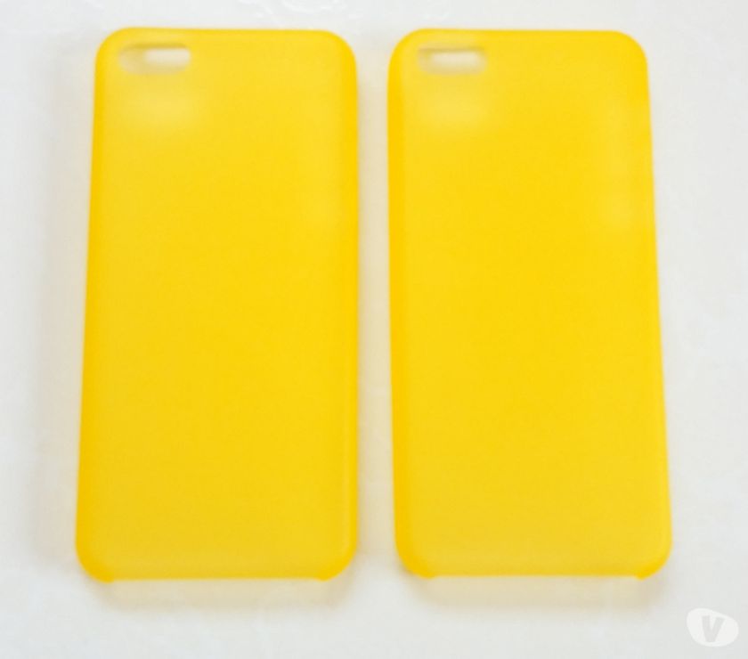 Capa Case em SiliconeTPU Amarelo Iphone 5 5s