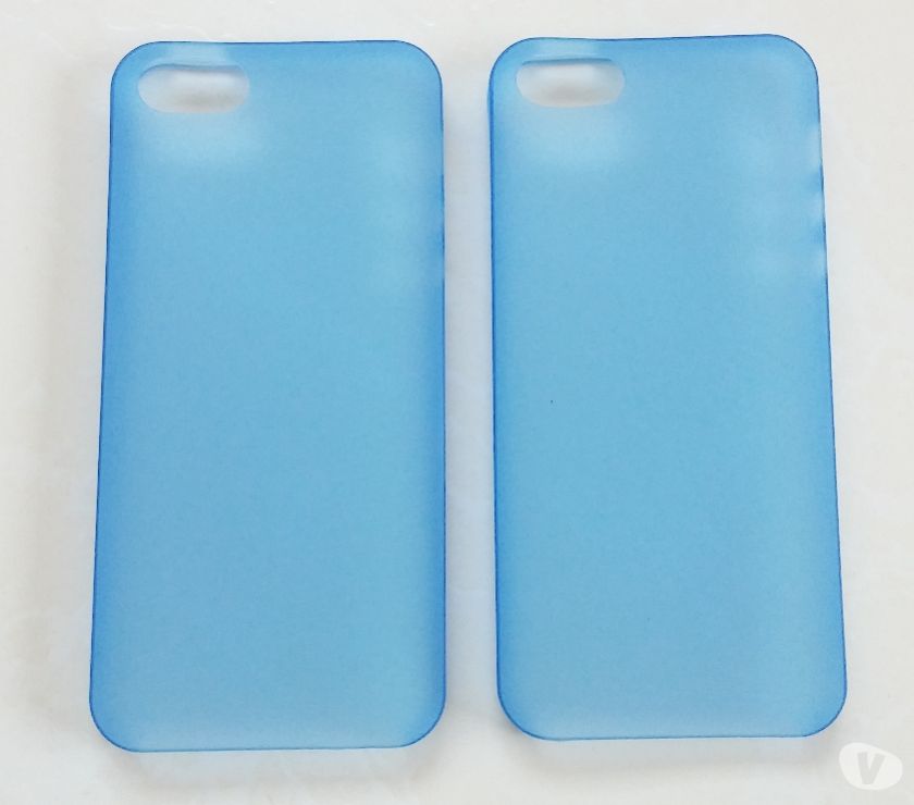 Capa Case em SiliconeTPU azul Iphone 5 5s