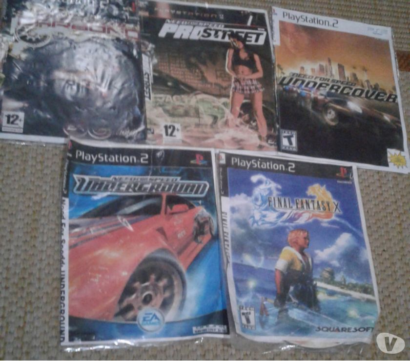 Play 2 com 1 controle e 5 jogos