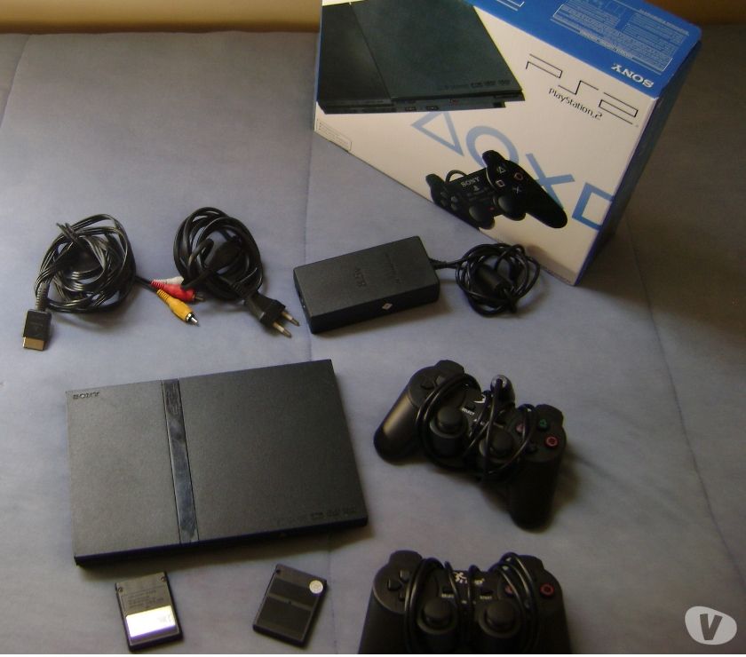 PlayStation 2 Completo na caixa + 11 Jogos