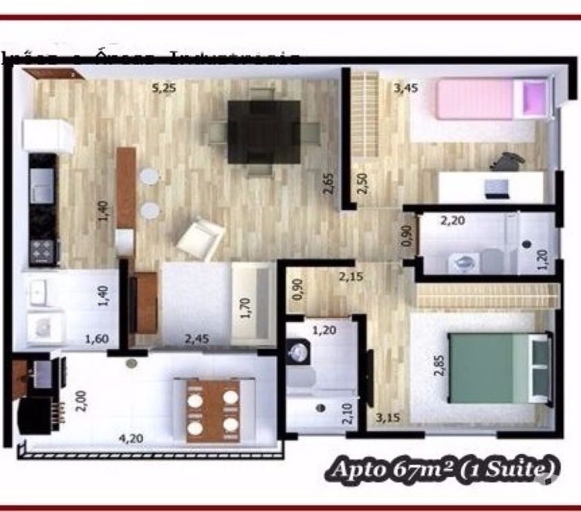 Apartamento 2 dorms(1 suite),sacada c churrasqueira,Mauá