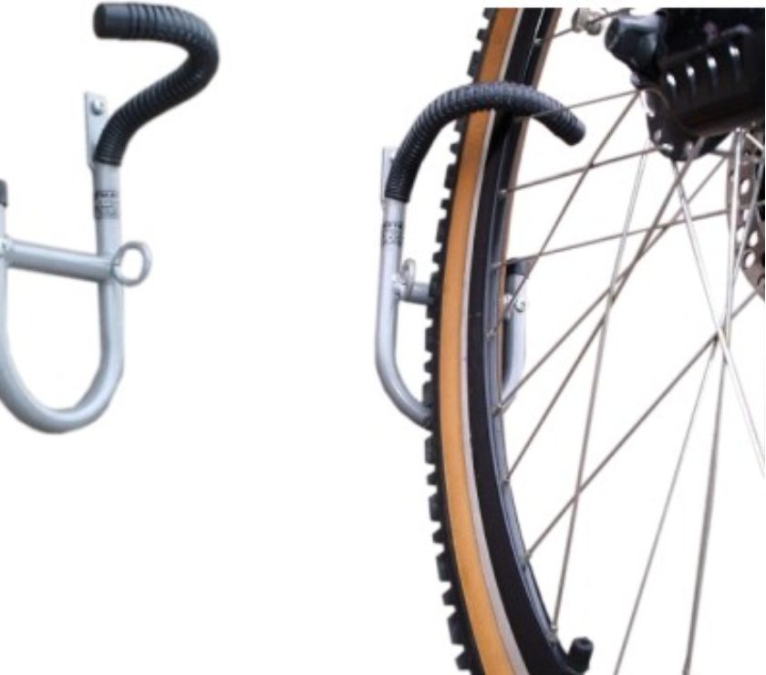 SUPORTE PARA BIKE DE PAREDE MODELO NOVO COM BUCHA E PARAFUSO