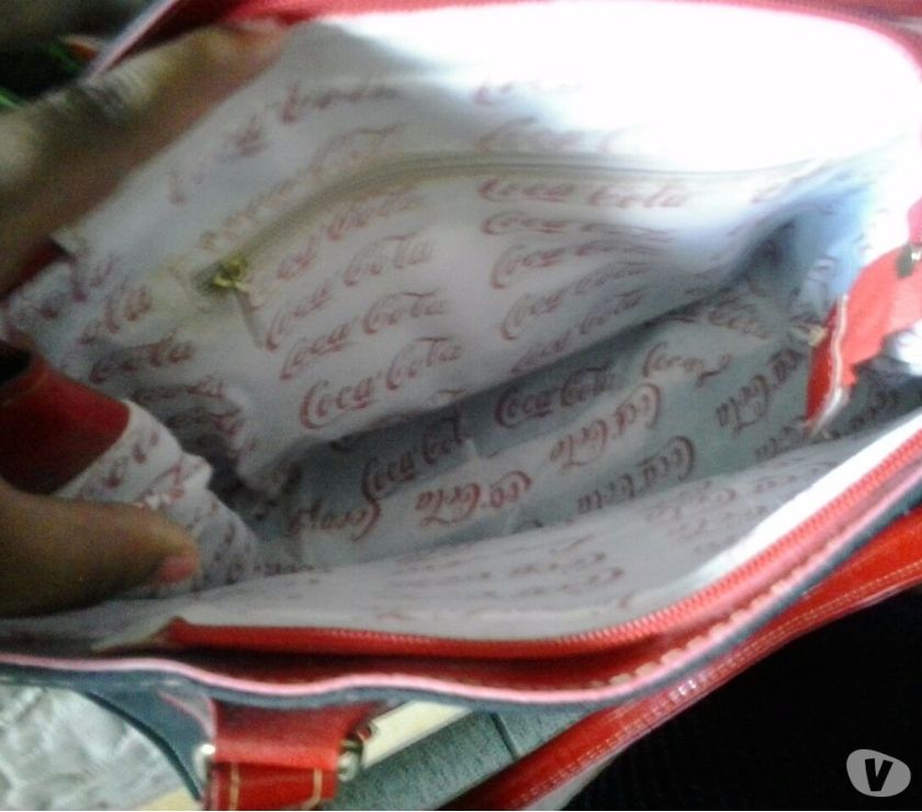 Bolsa de camurça Coca Cola