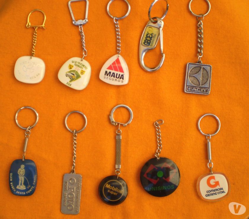 Coleção de chaveiros antigos.- 155 -