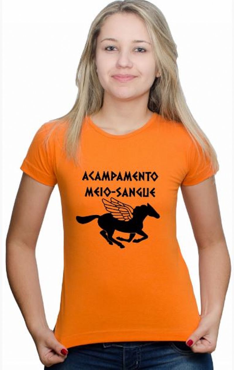 Acampamento meio-sanque camiseta algodão