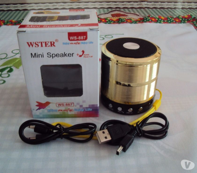 CAIXA DE SOM COM BLUETOOTH WIRELESS RÁDIO FM PEN DRIVE