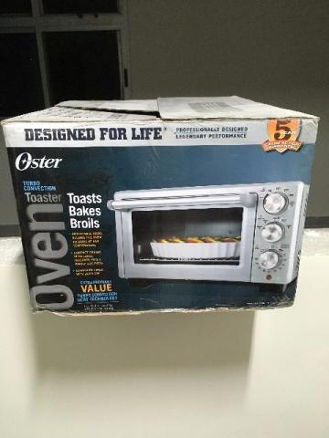 Forno Elétrico Oster Toaster Oven - 18l - 110v - Nunca