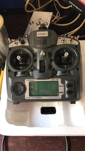 Rádio turnigy 9x com módulo e receptor